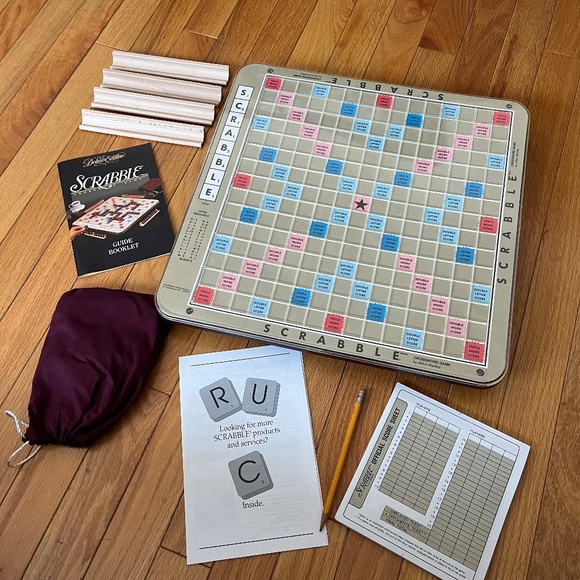 Vintage 80s Scrabble Deluxe Edition - Picture 6 of 12